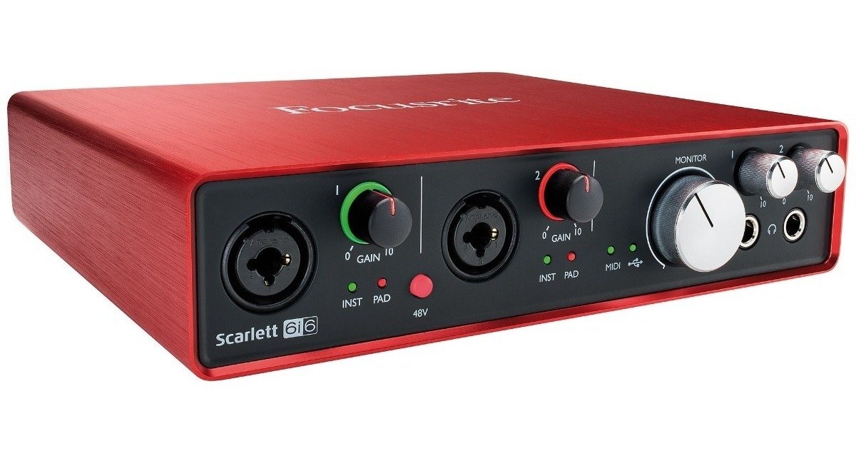 Interfaz de audio Focusrite Scarlett 6i6 6 entradas - Electrónica Teran.  Tienda en línea de Audio, Instrumentos Musicales, Iluminación y electrónica  de Veracruz México